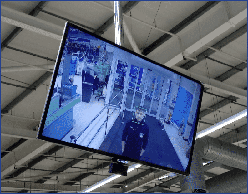 The Utilisation of Video Analytics in Retail: A Survey of Retailers (2024 Edition) 8 in store camera screen