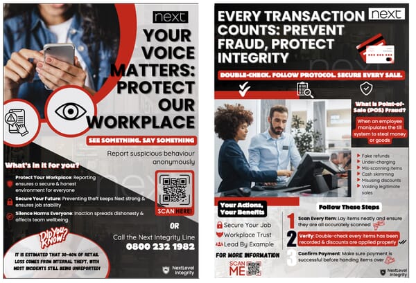 The 98%': Strategic Marketing to Reduce Internal Theft in Retail 20 Next: ‘Your Voice Matters’ and ‘Every Transaction Counts’ posters