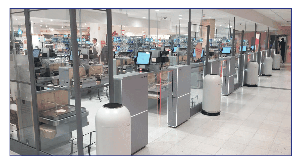 Self-checkout payment gates to prevent walk-offs and thefts