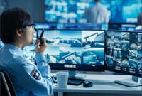 The Utilisation of Video Analytics in Retail: A Survey of Retailers (2024 Edition) 32 person looking at security screens