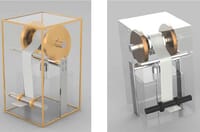 Designs Against Shoplifting Via Sustainable Packaging and Displays 42 Figure 3 Physical prototypes and digital renders to test function materials and aesthetics